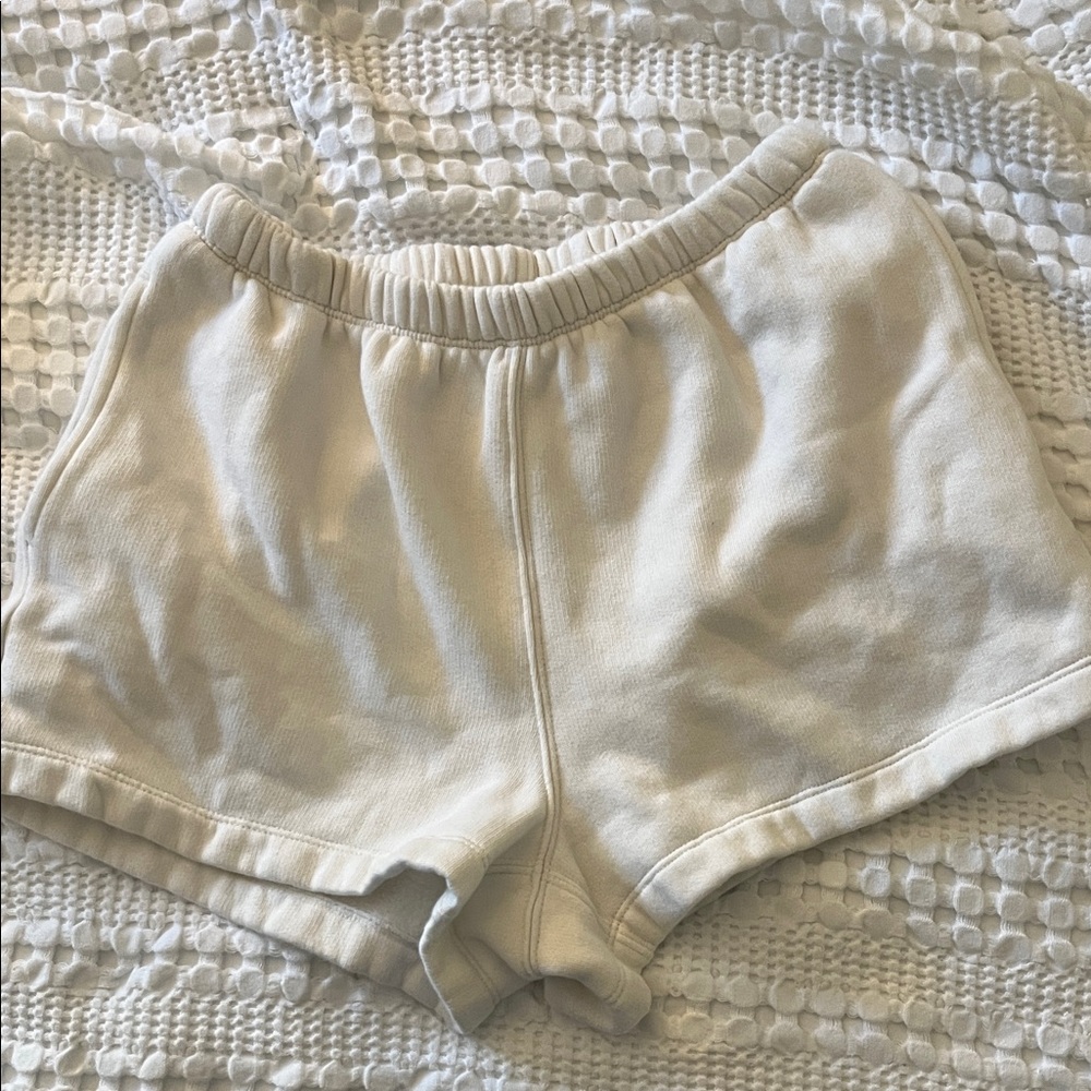 Women's Sweatpants Cream Shorts